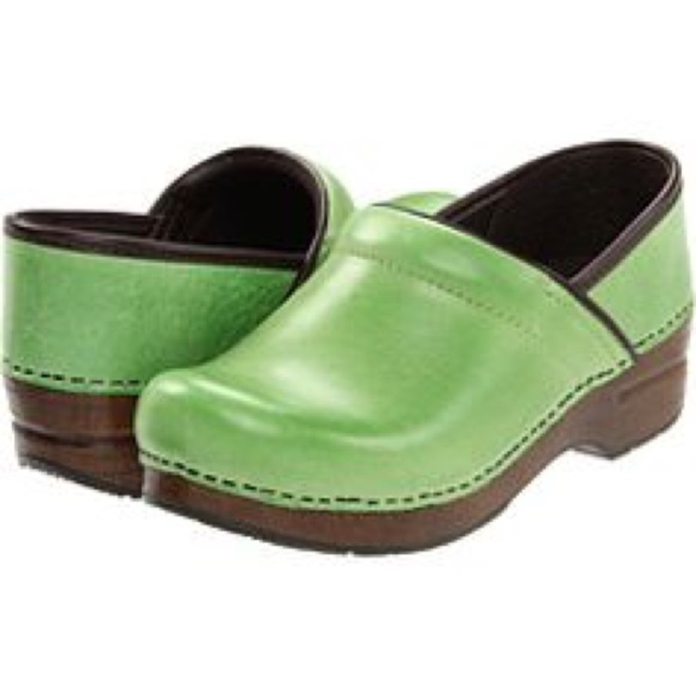 DANSKO | Green Leather Clog | Size 36